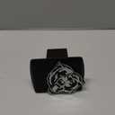 FANMATS 21503 Chicago Bears Black Metal Hitch Cover with Metal Chrome 3D Emblem - Bear Head Logo