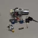Ignition Lock Cylinder Switch and Door Lock Cylinder and Trunk Lock for Nissan Versa 2007-2012 Auto Trans