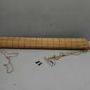 Bamboo Blinds,UV Protection Bamboo Roll Up Shades,Easy to Install Blinds for Interior Windows,Roman Curtains Shades for Indoor Windows Outdoor,Carbonized, 36x72 Inch