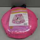 Princess Tent Girls Kids Playhouse Pop Up Play Tent with Star Light Tent for Kids Ball Pit Toys for 1,2,3 Years Girl Birthday Gift for Indoor Outdoor Toddler Girl Gift, Easy to Pop Up and Assemble