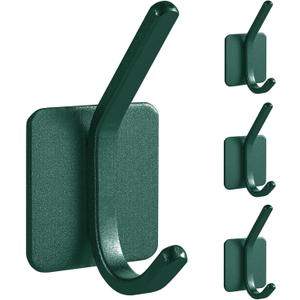 2 x Paoli Heavy Duty Self Adhesive Hooks - Sturdy self Adhesive Hooks for Home, School and Office Easy to fit and Remove,with a Maximum Load Capacity of 30lb (4 PC).