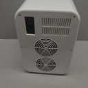 Cooluli 20 Liter Mini Fridge with Temperature Control - White Thermoelectric Cooler and Warmer for Bedroom, Office, Car, Dorm