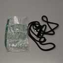 Long Neck Lanyard Leather Keychains with Metal Clasp, Sturdy Durable Women Men Id Badge Lanyard, Neck Lanyard Strap Ideal for Car Keys, Card Holder, Whistle, Keychain, Wallet (Black)