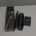 Aquasonic Black Series Ultra Whitening Toothbrush  ADA Accepted Electric Toothbrush- 8 Brush Heads & Travel Case  40,000 VPM Electric Motor & Wireless Charging - 4 Modes w Smart Timer (1 Count (Pack of 1))