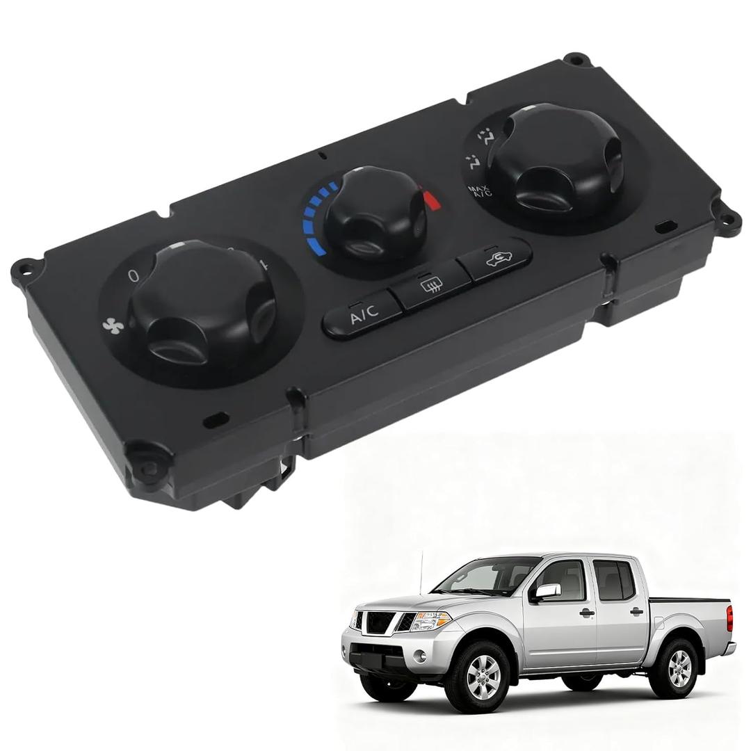 27510-JS60B Heater A/C Air Conditioner Control Switch Compatible with 2007-2012 Nissan Frontier Navara D40 Pickup Truck Climate Control Module