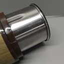 COOL KNIGHT Electric Herb Grinder [Large Capacity/High Rotating Speed]-Electric Grinder for Spices and Herbs (Wood grain 2)