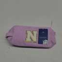 YOOLIFE Initial Travel Makeup Bag Cosmetic Bag - Teen Girl Gifts Trendy Stuff Friend Birthday Gifts for Women Teen Girl Kids (Purple)