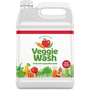 Veggie Wash Fruit & Vegetable Wash, Produce Wash and Cleaner Bundle Pack - 16 oz. Spray and 1 Gallon Refill