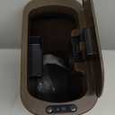 Cesun Bathroom Trash Can with Lid, 5 Gallon Motion Sensor Trash Can, Small Automatic Garbage Can, Touchless Smart Plastic Slim Wastebasket for Bedroom, Office, rv, Living Room, Brown