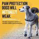 DOK TigerToes Premium Neoprene Dog Booties for Hot Pavement - Grip that Works Even When Twisted - Versatile Paw Protection that Prevents Licking, Slipping, and are Great Booties for Dogs Paws (Size 3)