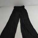 Loose Straight Leg Pants, Strapless Black Jumpsuit For Spring And Summer , Size M