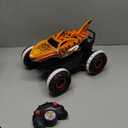 Hot Wheels RC Toy, Remote-Control Monster Trucks Unstoppable Tiger Shark in 1:15 Scale with Terrain Action Tires