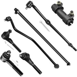 SCITOO 7pcs Suspension Kit Front Inner Outer Steering Tie Rod End & Sleeve Track Bar Connecting Tie Rod End fit for 1997-2006 for Jeep Wrangler for Jeep TJ