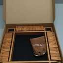 AMEROUS 1-4 Players Shut The Box Dice Game, Wooden Board Table Math Game with 12 Dice and Shut-The-Box Instructions for Kids Adults, Family Classroom Home or Pub (12 Inches)