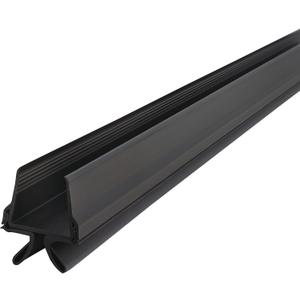 M-D Building Products Vinyl Cinch U-Shape Door Bottom Seal, Slide-On Weatherstripping Draft Stopper, Easy to Install, Fits 32 x 1-3/8 Doors, Fills 1/2- 1-1/2 Gaps, 43399, Brown