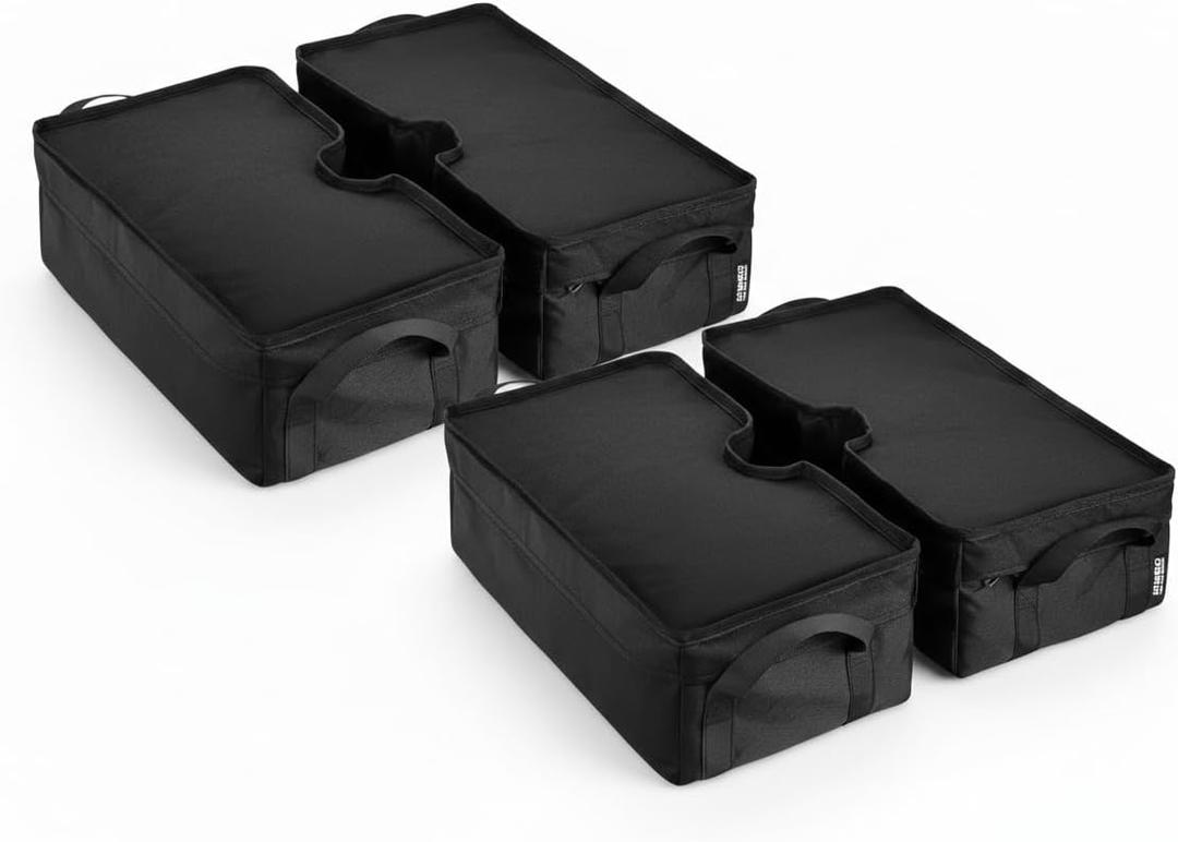 Rhino BaseMate 18" 2-Pack Umbrella Base Weight – Fits Offset, Cantilever & Outdoor Patio Umbrellas – Detachable Design – Black – Easy Setup