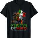 Cinco De Mayo Battle of Puebla May 5, 1862 Mexican T-Shirt, 2X Tall, Female