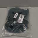 Womens Sparkly V Neck Midi Dress Shprt Sleeve Sequin Glittery Party Dress with Elastic Waist Cocktail Evening Gown (Large, Darkgreen)