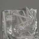 Kikerike Plastic Storage Bags with Easy-Glide Zipper, Pack of 8, Durable Clear Vinyl Zippered Storage Bags for Clothes Sweaters Comforters Blankets Sheets Bedding (15.7 x 13.8 x 3.9 Inch)