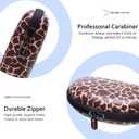 XANAD Hard Case for EyeGlass Case Hard Shell for Sunglasses/Blue Light Glass/Safety Glasses/Reading Glass/Night Driving Glasses (Deer Pattern) (Deer Animal Print)