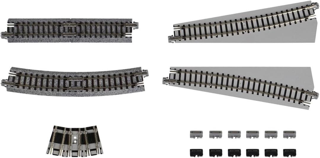 Kato USA, Inc. N Turntable Extension Track Set, Curved