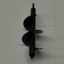3.15 * 11.81in Auger Drill Bit for Planting, Garden Ground Spiral Hole and Bulb Planter Tool for Umbrella Holes