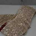 48 Inch 2.5D Gold Lighted Christmas Deer Decorations 3-Piece Outdoor Holiday Decorations Reindeer Set with 145 Warm White LEDs, Large Yard Display for Garden, Storefront