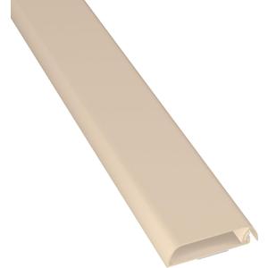 D-Line TV Wall Mount Cord Hider, Hide Mounted TV Cables, Wire Covers, Self Adhesive Cover for Cords, Paintable, Low Profile, Seamless Cable Raceway - 2.36in W x 0.59in H x 15.7in L - Beige