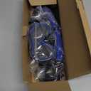 Snorkeling Gear for Adults, Dry Adult Snorkel Set HD Panoramic View Snorkel Mask Set, Anti-Leak and Anti-Fog Scuba Diving Package with Mesh Bag Ear Plug for Snorkeling Scuba Diving Travel (Blue/Transparent)