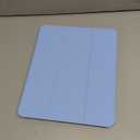 TiMOVO Case for New iPad Air 13 inch (M4/M3/M2-2026/2025/2024) with Pencil Holder, Slim Stand Protective Cover with Clear Transparent Back Shell for iPad Air 13 inch, Auto Wake/Sleep, Sky Blue