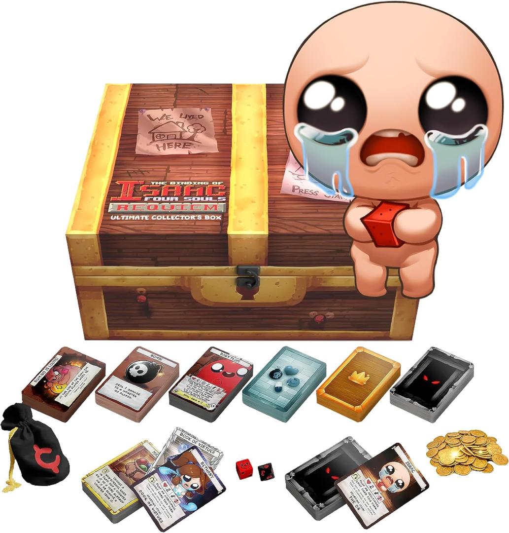 The Binding of Isaac: Four Souls: The Ultimate Collection - 1-4 Players  Card Games for Game Night - 20-60 Mins of Gameplay - Card Games for Teens and Adults Ages 13+ - English Version