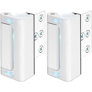 Door Lock for Front Door Kids Safety - Home Security Door Reinforcement Locks Child Proof for Doors Latches for Top of Inside Childproof Flip for Night Bedrooms Apartment Add Extra Lock