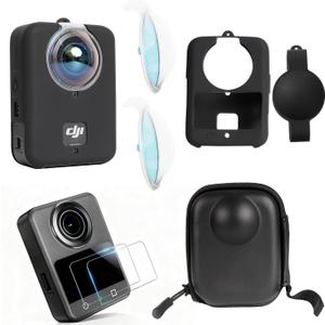 PellKing Accessories Kit for DJI Osmo 360,Include Lens Guard/Camera Case/Screen Protectors/Silicone Protective Cover