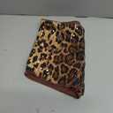 MakeMeChic Women's Cheetah Print Shorts Y2K Sequin Leopard Mini Micro Shorts (Coffee Brown) S