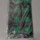 Vedran 3 Pack St. Patrick's Day Tablecloth Decorations, Green and Black Checkered Background Disposable Plastic Tablecloth, 54 x 108 Inch Tablecloth for St. Patrick's Day Party Decorations