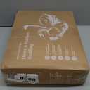 APSMILE Fluffy Down Feather Fibers Comforter King Size, Organic Cotton Cover Down Feather Fibers Duvet Insert for Warm Weather, High Fill Power Lightweight Blanket for Summer (Ivory White, 106x90)