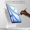 ESR for iPad Air 13 Inch Case Keyboard M4/M3/M2 (2026/2025/2024) & iPad Pro 12.9 inch (6th/5th/5th/3rd) Magic Keyboard, Easy-Set Floating Cantilever Stand, Precision Multi-Touch Trackpad, White