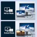 acer USB-C to HDMI Adapter 4K@60Hz, (High Speed, Thunderbolt 3/4) Type C to HDMI Converter Compatible with MacBook Pro/Air, iPhone 17 16 15 Pro/Max, iPad Pro/Air, Surface, Dell XPS, Chromebook, etc