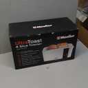 Mueller UltraToast Full Stainless Steel Toaster 4 Slice, Long Extra-Wide Slots for Bagels and Waffles, 6 Browning Levels, LED Display, Cancel/Defrost/Reheat Functions & Removable Tray, Kitchen Gadgets
