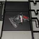 Vacuum Stand for Dyson V6, V7, V8, V10, V11, V12, V15 Cordless Cleaners - Heavy Base Metal Bracket Holder with Trigger Lock, On/Off Control Clamp, Accessory & Attachment Storage