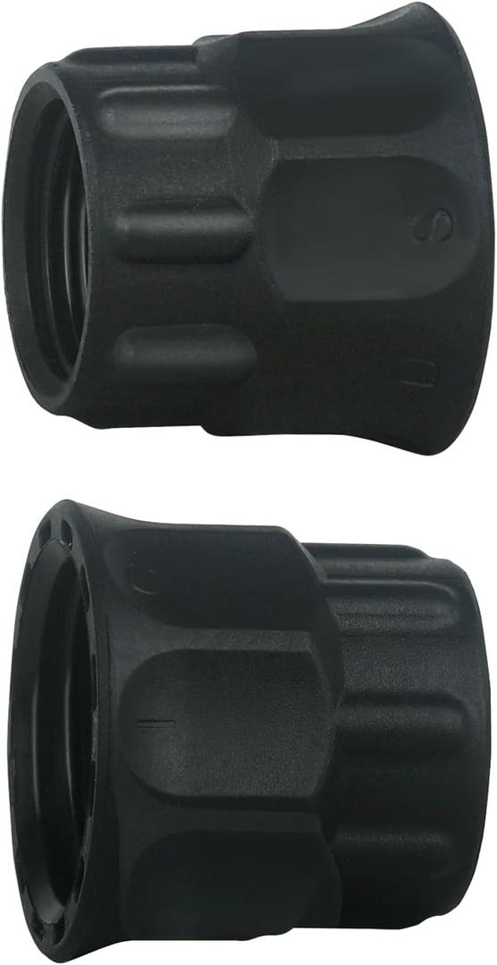 DUSICHIN Garden Hose Adapter Pressure Washer Gun to Water Hose Fitting, Garden Hose 3/4 GHT Female 2 PCS to Power Washer Handle M22 Metric Thread Female Fitting 3/4" GHT To M22 Joint DUS2600