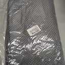 YIJIA Memory Foam Half Round Bathroom Rug 20" x 32", Ultra Soft and Absorbent Shower Mat, Non-Slip Bath Mat and Machine Washable for Bathroom Floor, Tub and Shower, Dark Grey