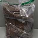 JIYUAN 100% Washed Cotton Duvet Cover Set 3 Pieces Oversized King, 1 Duvet Cover 120x98 Inches(Comforter Not Included) and 2 Pillowcases,Linen Feel Bedding Set Comfy and Breathable,Chocolate Brown