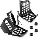 LH RH Black Nerf Bars Heel Guards Footrest for Yamaha 1990-2006 YFZ350 Banshee 350 3GD-27445-00-00 3GG-21691-00-00