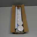 AIZESI Tension Shower Rod 29-63 Inch, 1 Inch Diameter White Tension Curtain Rod Adjustable Curtain Rod Non-Drilling, Anti-Slip Tension Rod, Anti-Rust Shower Curtain Rod