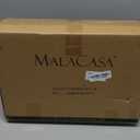 MALACASA 4.4 QT Baking Dish, 9x13 Large Casserole Dish for Oven, Ceramic Baking Pan, Rectangular Lasagna Pan Deep with Handles for Baking, Durable Microwave Oven Safe, Wedding Gift,White, Series BAKE-BAKE