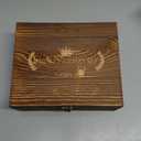 Fathers Day Anniversary Birthday Gifts for Men Him Dad Husband, White Elephant Gifts for Adults, Whiskey Glasses Set of 2 with Chilling Rocks, Bourbon Whiskey Stones Gifts for Men Wooden Box