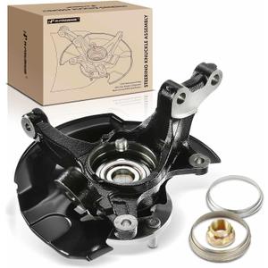 A-Premium Front Left Steering Knuckle & Wheel Bearing Hub Assembly Compatible with Toyota Camry 2004 2005 2006, 2.4L, w/5-Lug, Driver Side