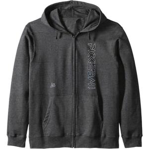 Pickleball Distressed Retro Black Edition Zip Hoodie, Small