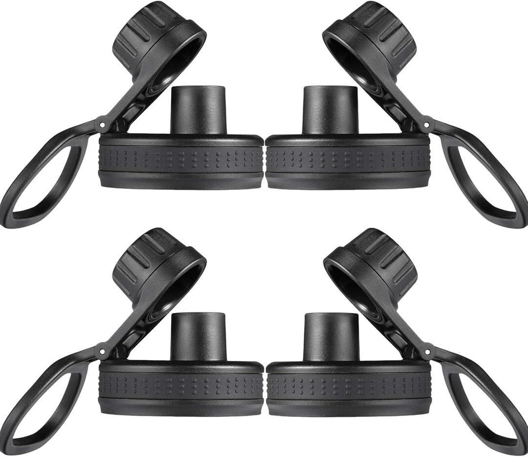 4 Pack Water Bottle Lid Replacement - Spout Lid for Tal Ranger Pro and Manna Water Bottles-Replacement Lid for 12 16 18 22 32 40 64oz 2.28" Wide Mouth Sports Water Bottles Accessories